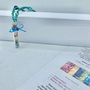 Embrace the Healing Power with Our Handmade Macramé Necklaces